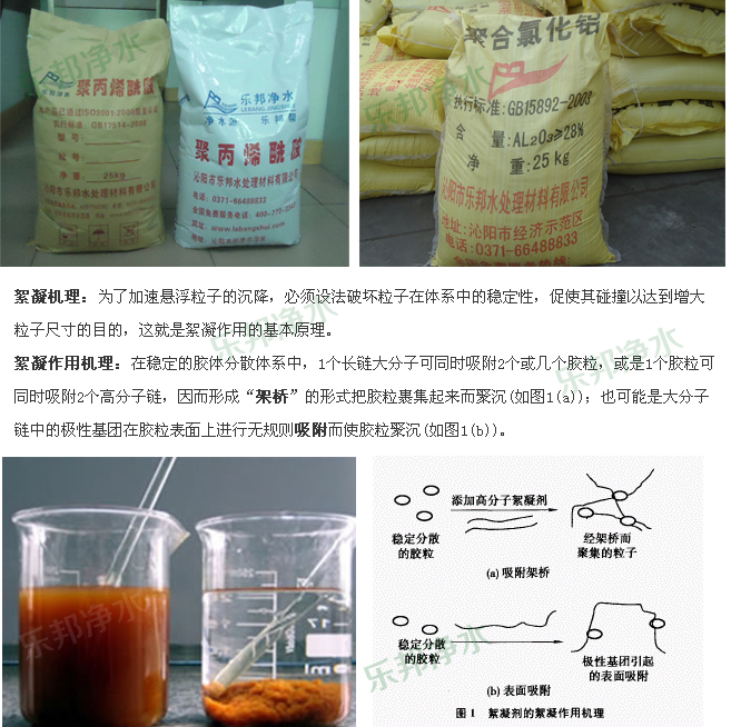 絮凝剂絮凝机理